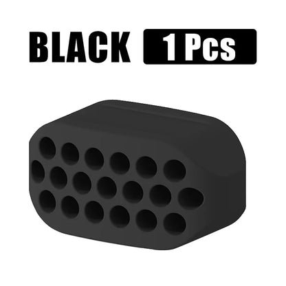 2Pcs Jaw Exerciser Fitness Jawline Muscle Training Double Chin Reducer Neck Face Slimming Mouth Silicone Chew