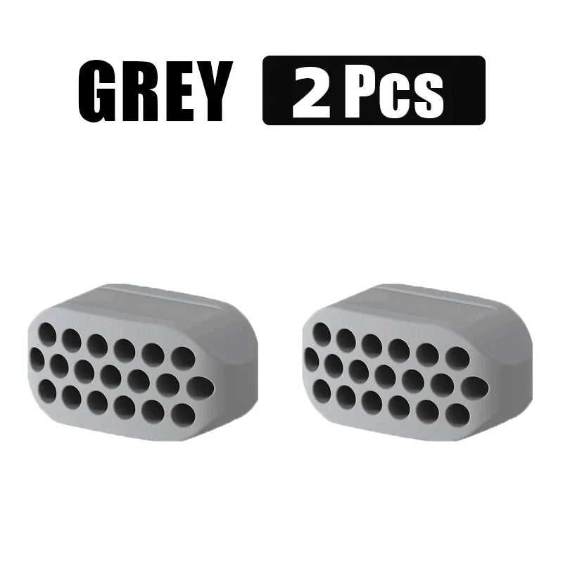 2Pcs Jaw Exerciser Fitness Jawline Muscle Training Double Chin Reducer Neck Face Slimming Mouth Silicone Chew