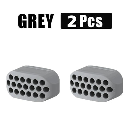 2Pcs Jaw Exerciser Fitness Jawline Muscle Training Double Chin Reducer Neck Face Slimming Mouth Silicone Chew