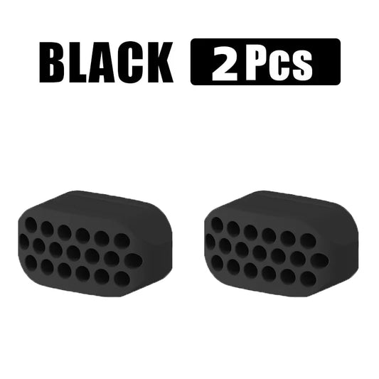 2Pcs Jaw Exerciser Fitness Jawline Muscle Training Double Chin Reducer Neck Face Slimming Mouth Silicone Chew